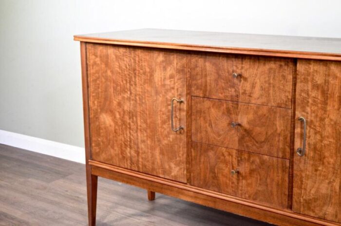 brass and walnut sideboard from vanson 1960s 6678