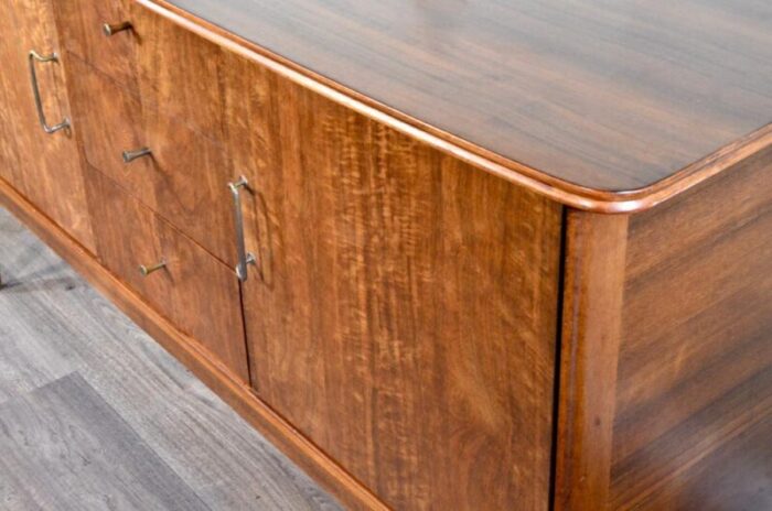 brass and walnut sideboard from vanson 1960s 9467