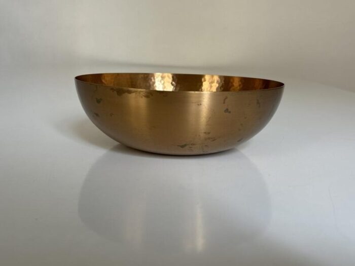 bronze bowl by tapio wirkkala for kultakeskus 0073