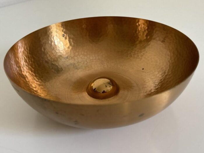 bronze bowl by tapio wirkkala for kultakeskus 2510