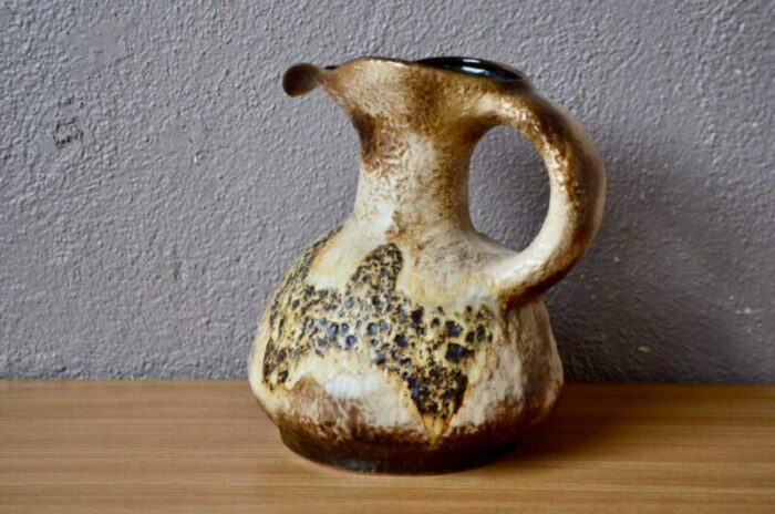 brutalist ceramic pitcher from dumler and breiden 1960s 1909