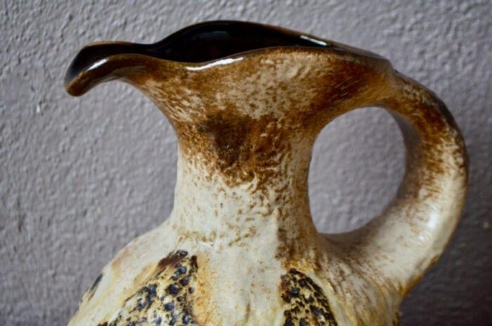 brutalist ceramic pitcher from dumler and breiden 1960s 3964