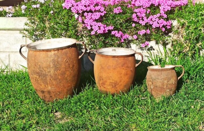 cast iron cookware 1940s set of 3 1979