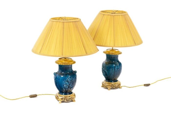 ceramic bronze table lamps 1880 1