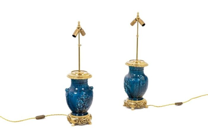 ceramic bronze table lamps 1880 2