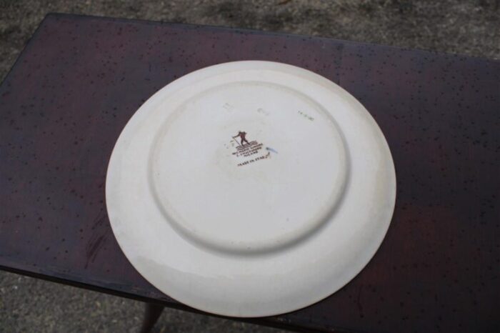 ceramic plate by gio ponti for richard ginori 1930 2972