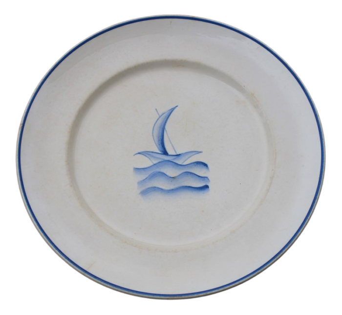 ceramic plate by gio ponti for richard ginori 1930 5639