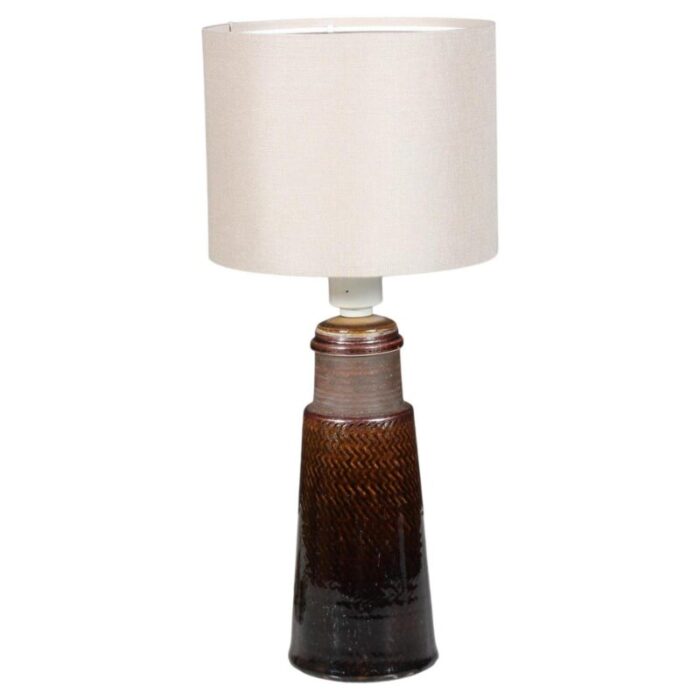 ceramic table lamp by herman a kaehler 1