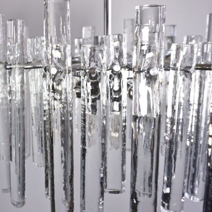 chandelier with 36 ice glass pieces from kinkeldey 10