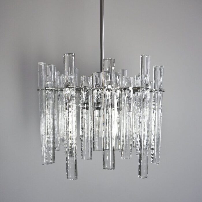 chandelier with 36 ice glass pieces from kinkeldey 11