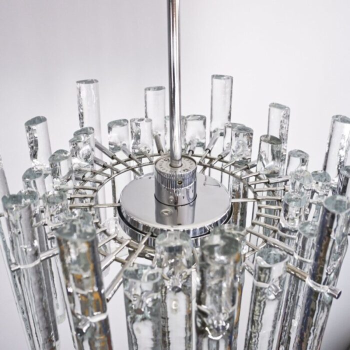 chandelier with 36 ice glass pieces from kinkeldey 13