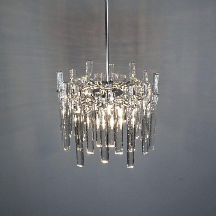 chandelier with 36 ice glass pieces from kinkeldey 16