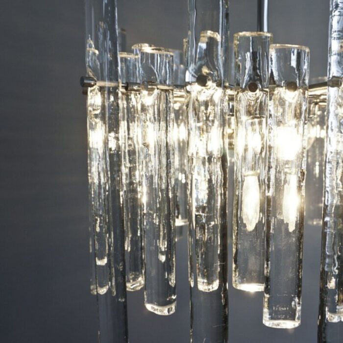 chandelier with 36 ice glass pieces from kinkeldey 18