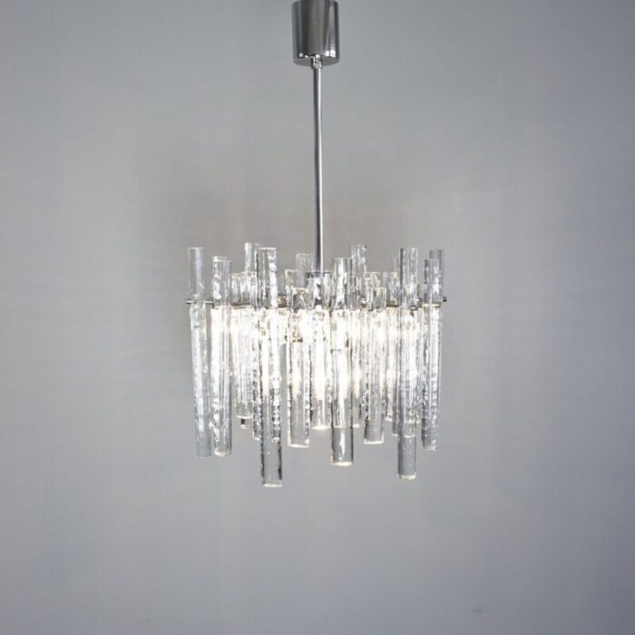 chandelier with 36 ice glass pieces from kinkeldey 2