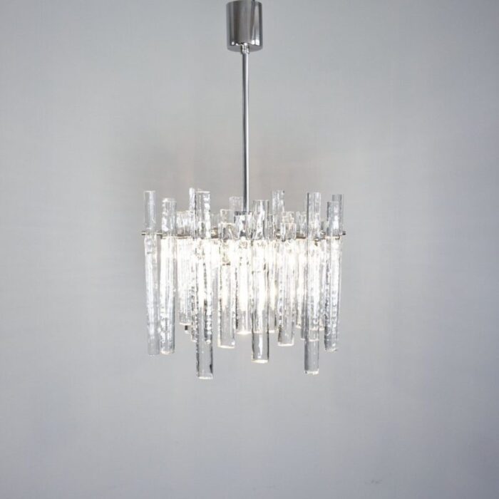 chandelier with 36 ice glass pieces from kinkeldey 4