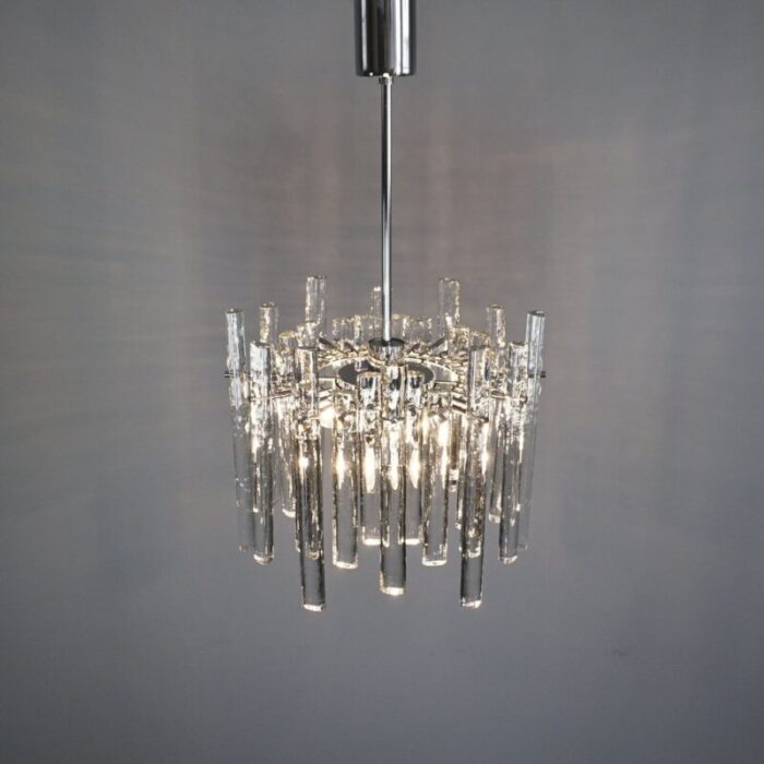 chandelier with 36 ice glass pieces from kinkeldey 5