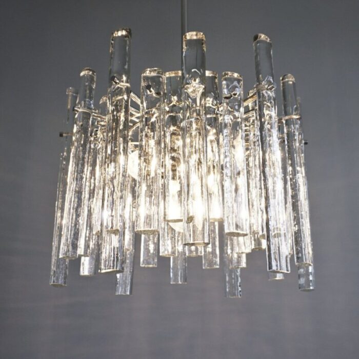 chandelier with 36 ice glass pieces from kinkeldey 8