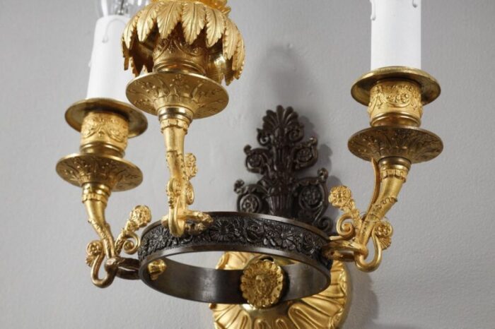 charles x chiseled and gilt bronze sconces set of 2 10