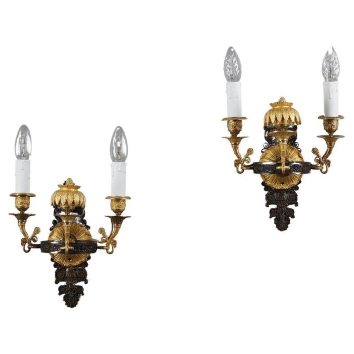 charles x chiseled and gilt bronze sconces set of 2 17