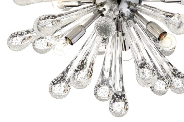 clear murano glass drops sputnik flush mount from murano glass 2