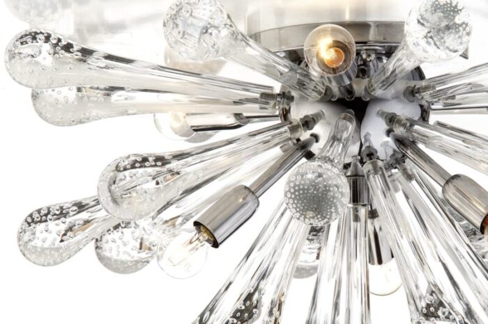 clear murano glass drops sputnik flush mount from murano glass 3