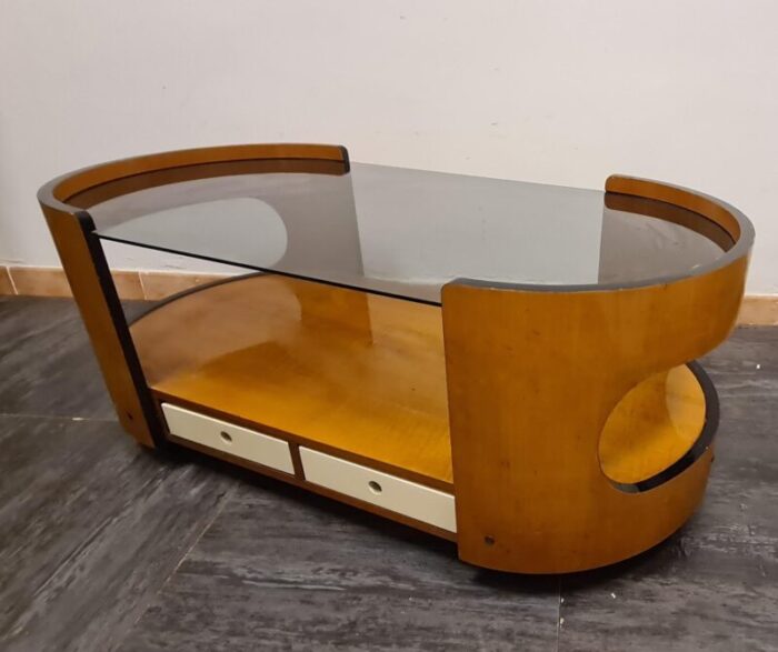 coffee table in the style of joe colombo 1970s 2185