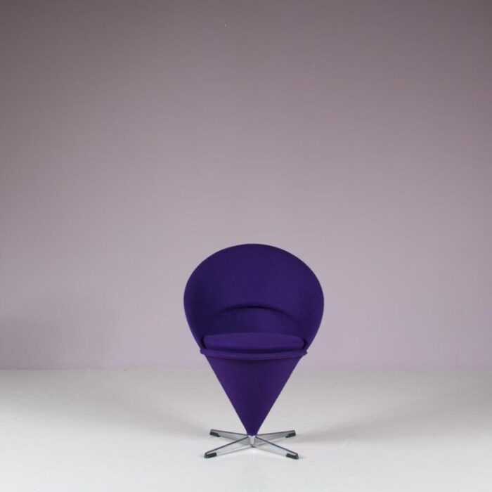 cone chair by verner panton for plus linje denmark 1960s 0312