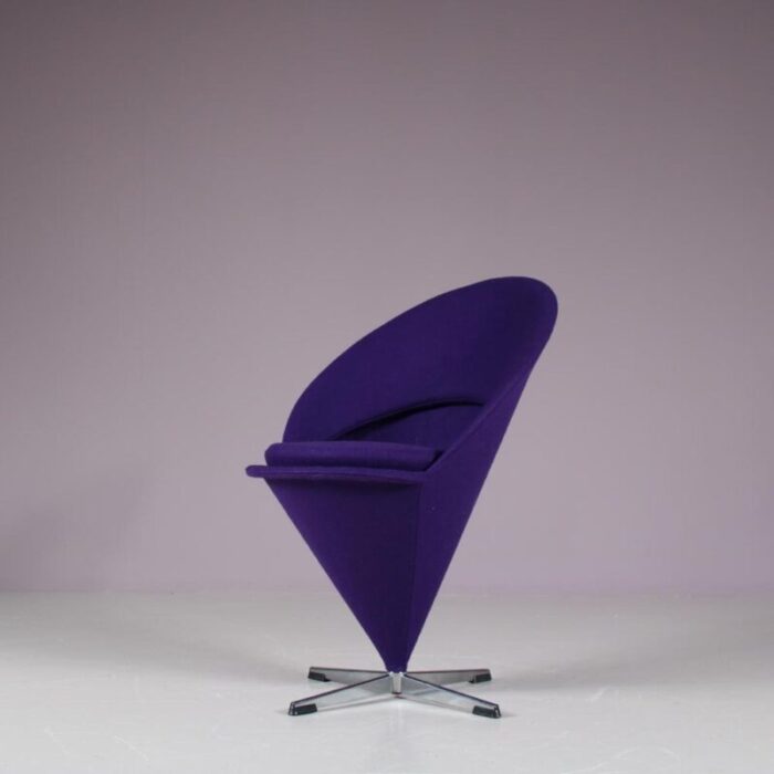 cone chair by verner panton for plus linje denmark 1960s 6232