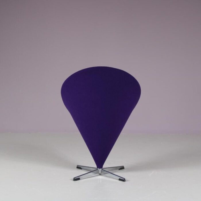 cone chair by verner panton for plus linje denmark 1960s 6455