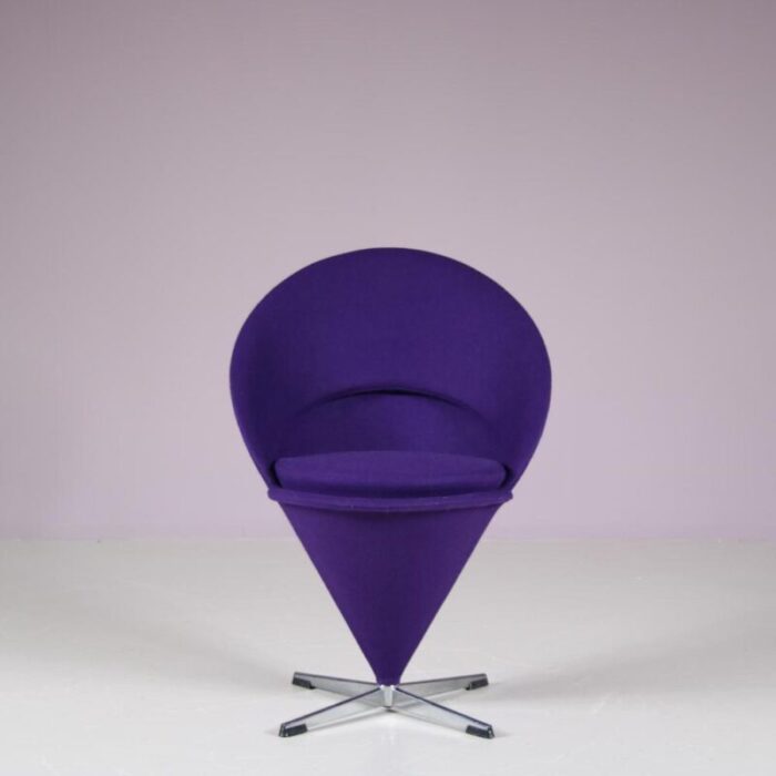 cone chair by verner panton for plus linje denmark 1960s 8777