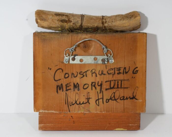 constructing memory vii mixed media wall assemblage by juliet holland 2759