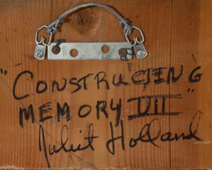 constructing memory vii mixed media wall assemblage by juliet holland 4771