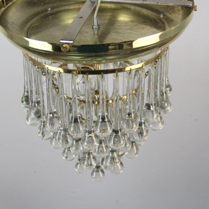 crystal tear drop ceiling lamp 3