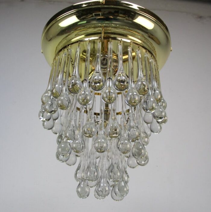 crystal tear drop ceiling lamp 5