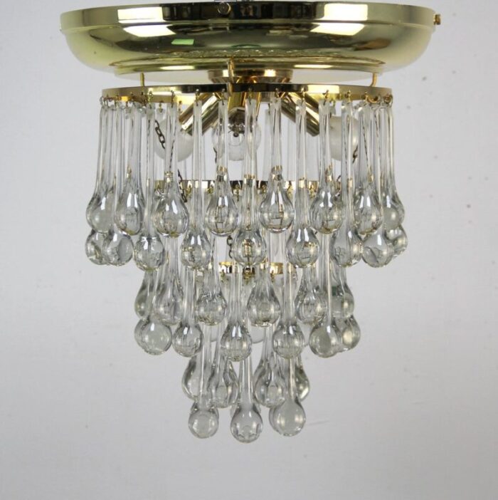 crystal tear drop ceiling lamp 6