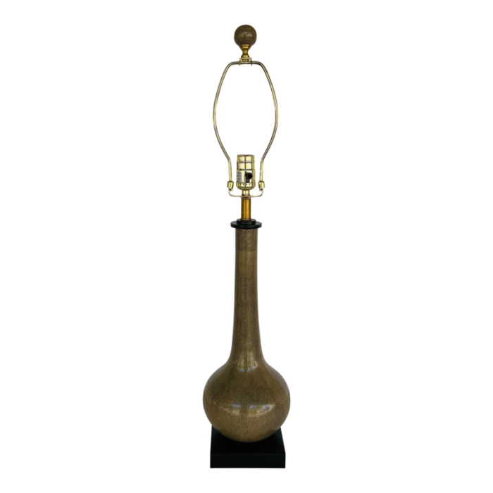 currey and co modern tan shagreen porcelain table lamp 1797