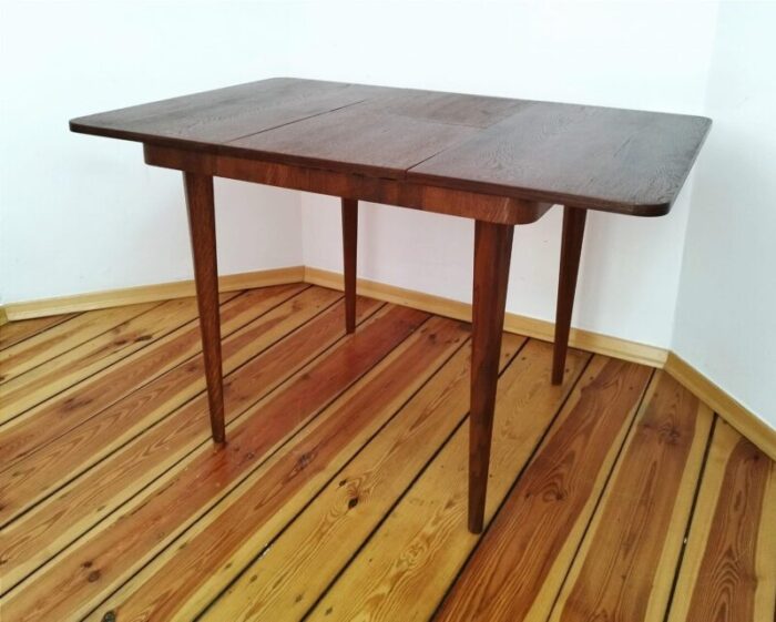 czechoslovakian extendable table by j halabala for jitona 1950s 0451