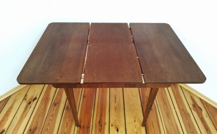 czechoslovakian extendable table by j halabala for jitona 1950s 0858