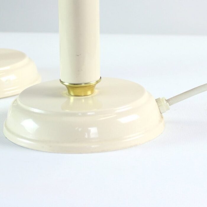 czechoslovakian lamps in opaline glass 1970s set of 2 3