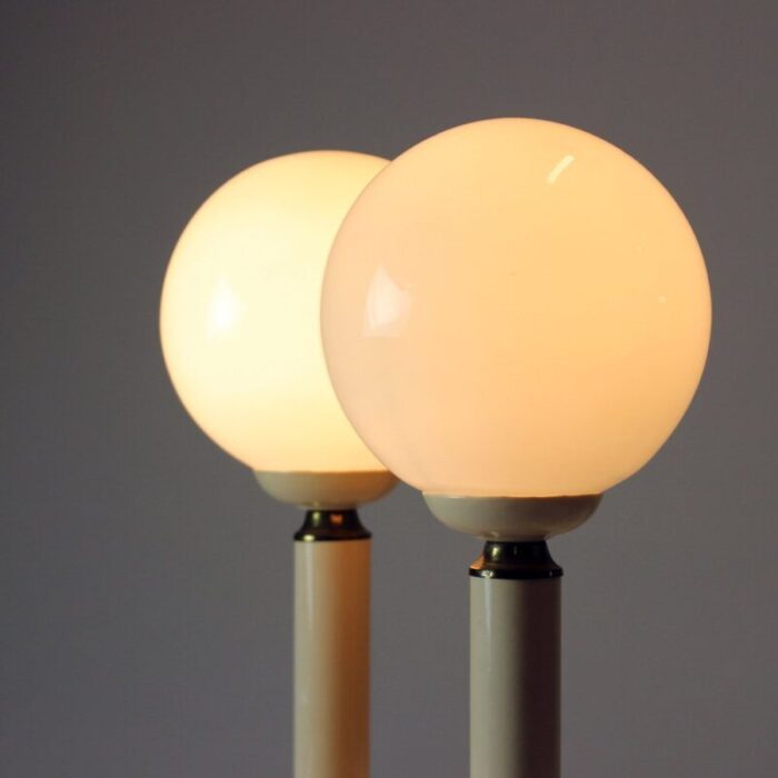 czechoslovakian lamps in opaline glass 1970s set of 2 7