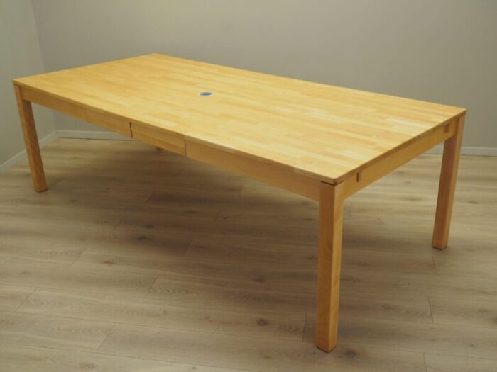 danish beech desk 1980s 8121