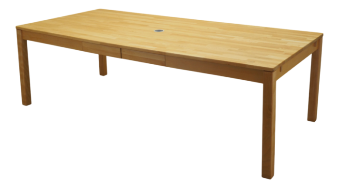 danish beech desk 1980s 9035