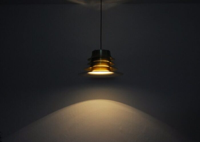 danish brass pendant from nordisk solar 7