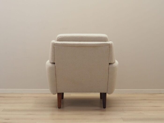 danish cream armchair 1970s 9891