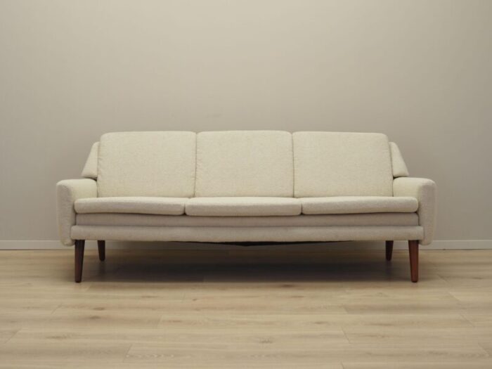 danish cream sofa 1970s 1243