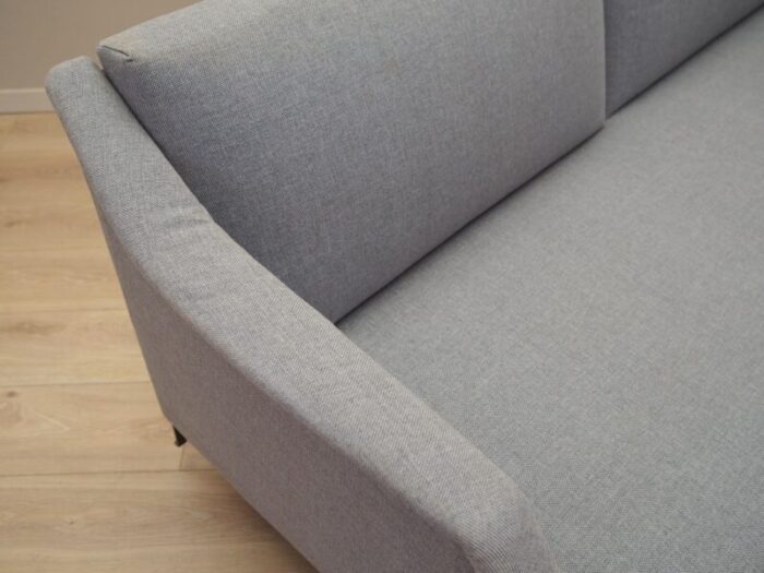 danish grey sofa 1960s 8577