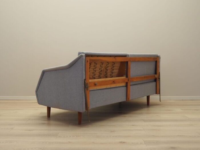 danish grey sofa 1960s 9849