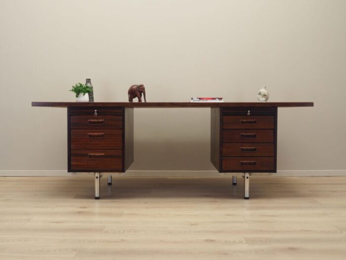 danish rosewood desk from duba mbelindustri 1970s 1177