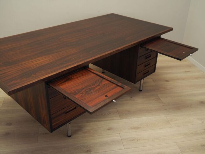 danish rosewood desk from duba mbelindustri 1970s 6421