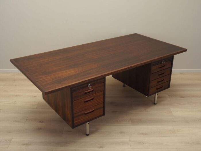 danish rosewood desk from duba mbelindustri 1970s 6943